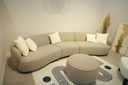 Ottoman “Botticelli” - gris