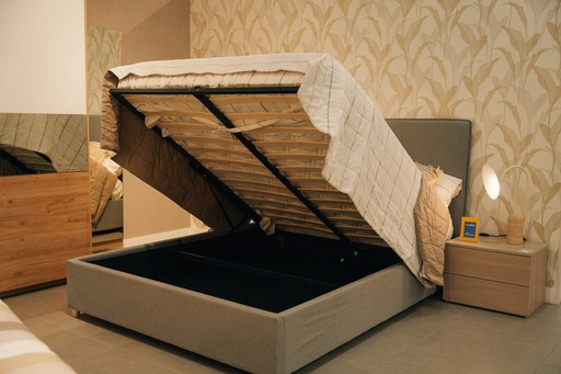 Cama Canapé "Julieth" (Matrimonial) - Gris