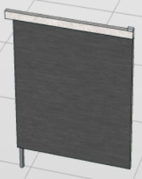 [1SLFIBL0720560] Lateral para base “Matilde” (Gris, Derecha)