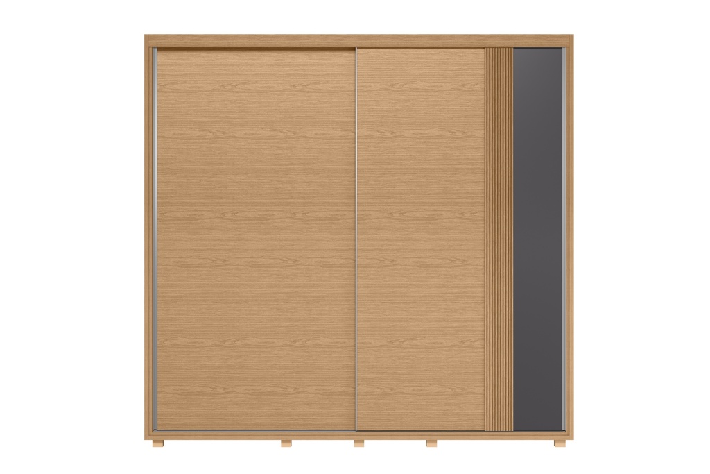 Armario de 2 Puertas Corredizas con Espejo "Alice"