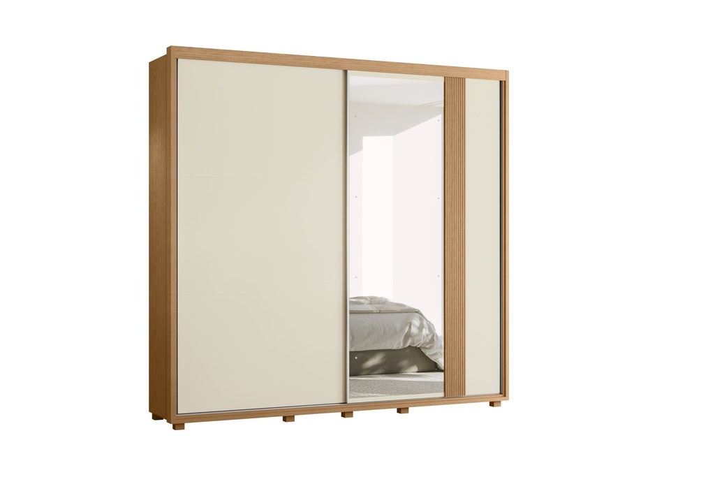 Armario de 2 Puertas Corredizas con Espejo "Alice"