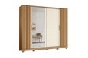 Armario de Puertas Corredizas con Espejo "Alessia"