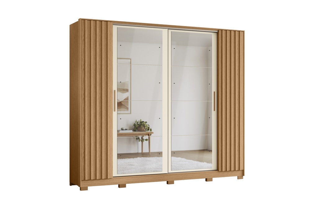 Armario de Puertas Corredizas con Espejo "Alessia"