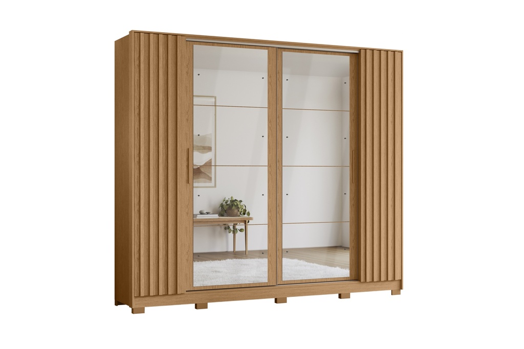 Armario de Puertas Corredizas con Espejo "Alessia"