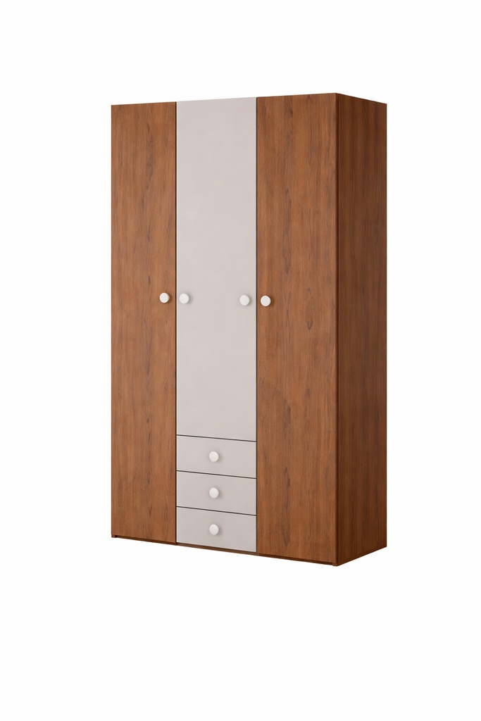 Armario 3 Puertas y 3 Gavetas "Elmira"