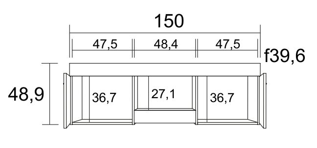 Mueble TV de 2 Puertas "Argos"