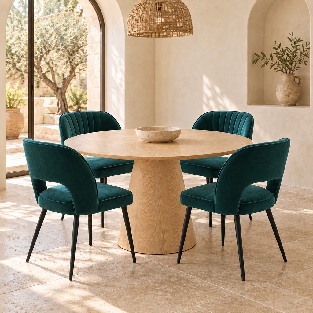 Metis verde oscuro — Comedor con Thalia