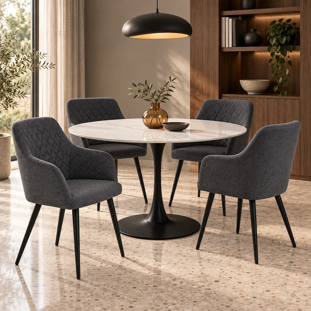 Ilaria gris oscuro — Comedor con Tova
