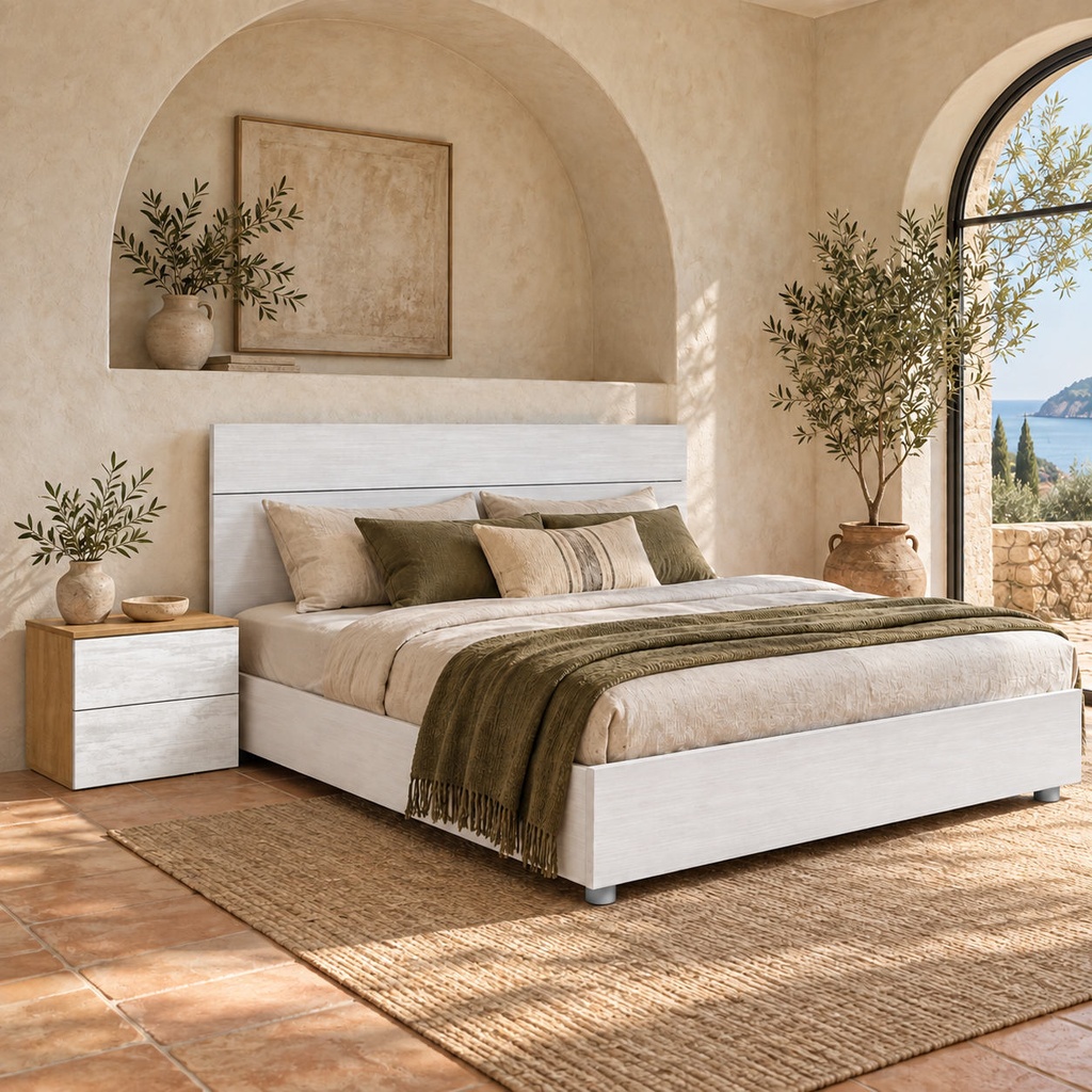 Donatella Blanco Nieve + Roble — Ambientada con Ludovica