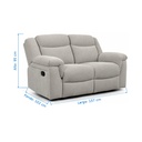 Carlo 2P Gris Claro — Medidas 3/4
