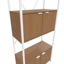 Estanteria 4 Repisas con Puertas "Becca"