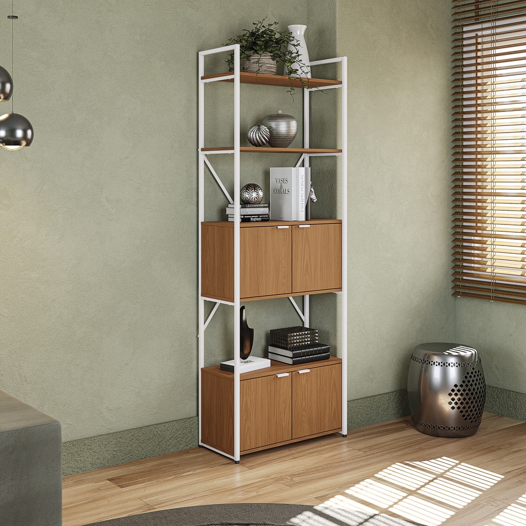 Estanteria 4 Repisas con Puertas "Becca"