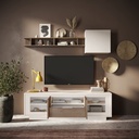 Mueble TV de 2 Puertas y 1 Gaveta  "Lionel"