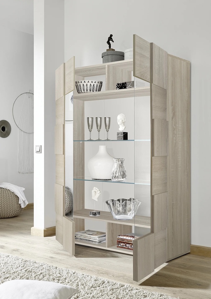 Vitrina de 2 Puertas "Lucca"