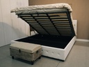 Cama Canapé "Jovita" (Matrimonial) - Blanca