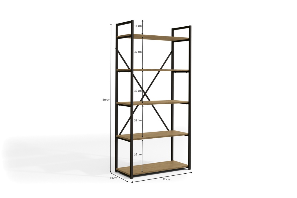 Estanteria de 5 Repisas "Platone"