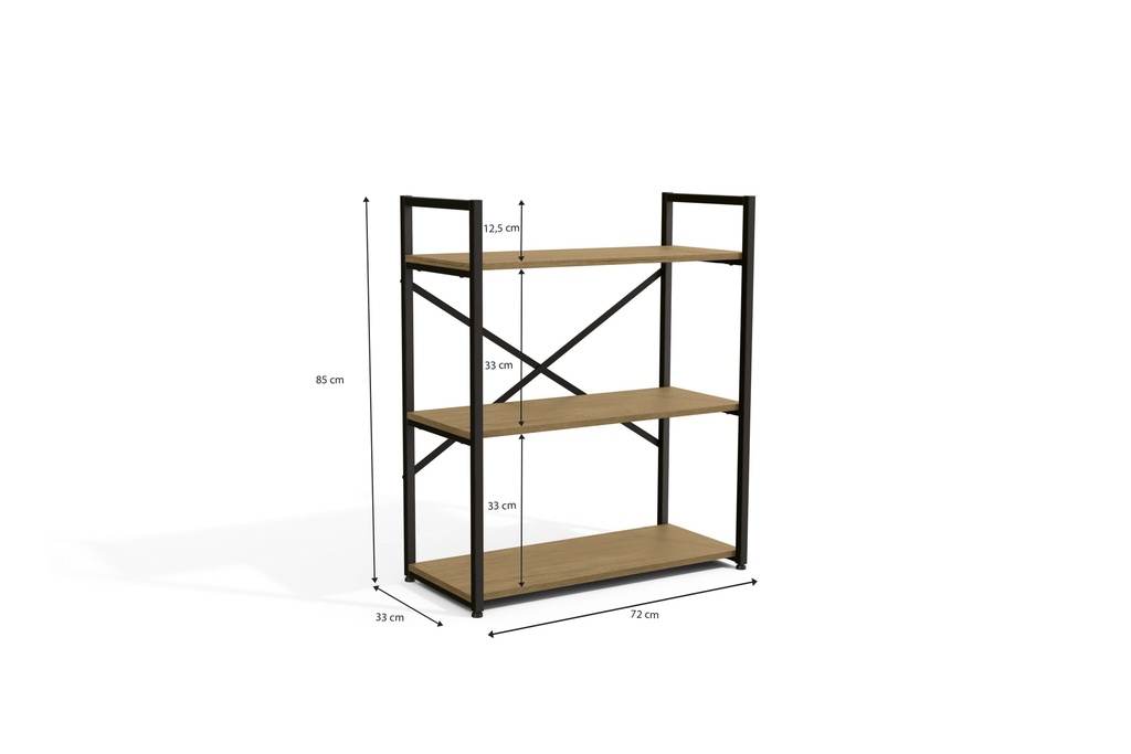 Estanteria de 3 Repisas "Platone"