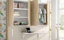Cama Abatible Horizontal con Armario "Eshly"