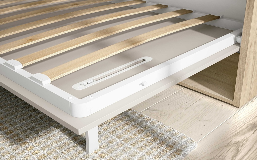 Cama Abatible Horizontal con Armario "Eshly"