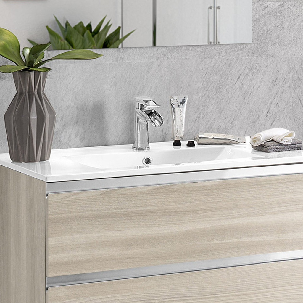 Mueble de Baño Suspendido (60 cm) + Espejo "Vittoria"