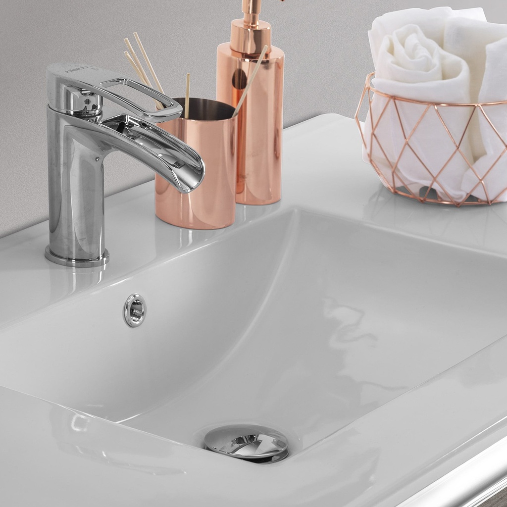 Mueble de Baño Suspendido (60 cm) + Espejo "Vittoria"