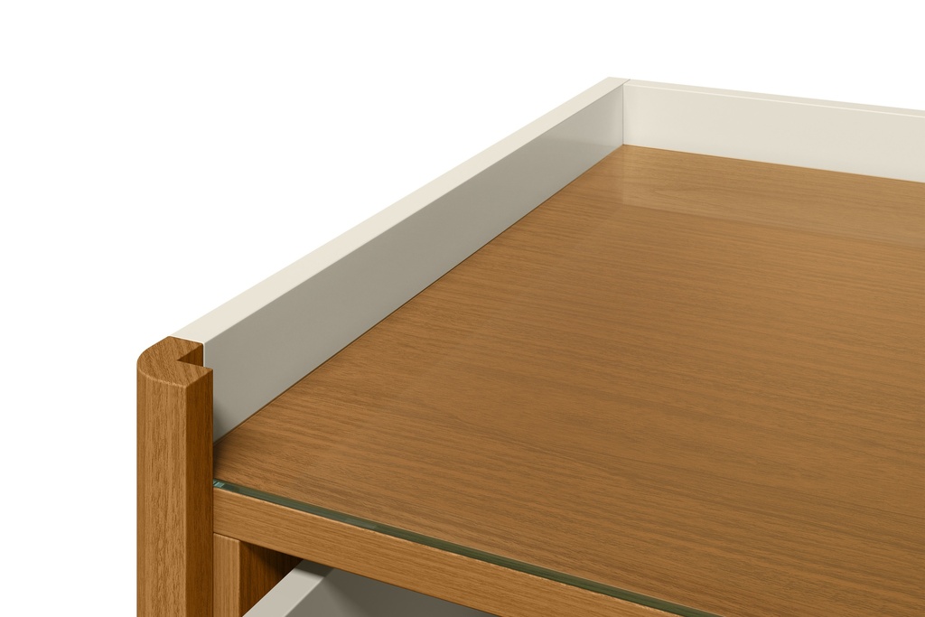 Roble + Blanco Opaco