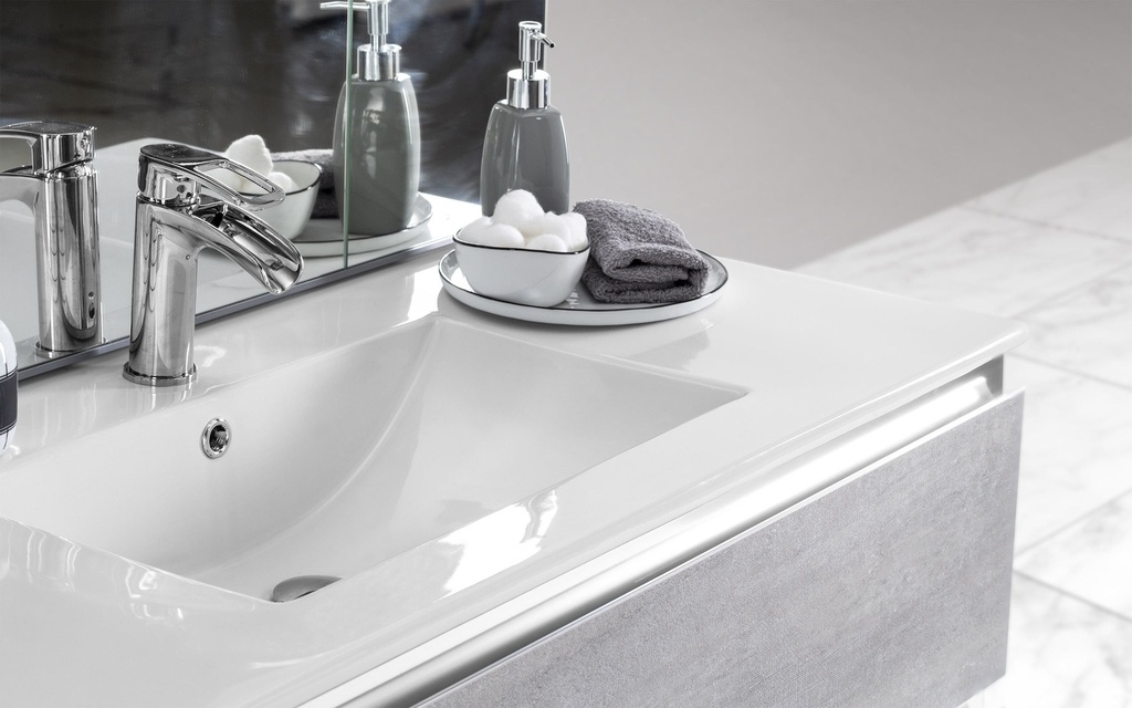 Mueble de Baño (100 cm) + Espejo "Vittoria"