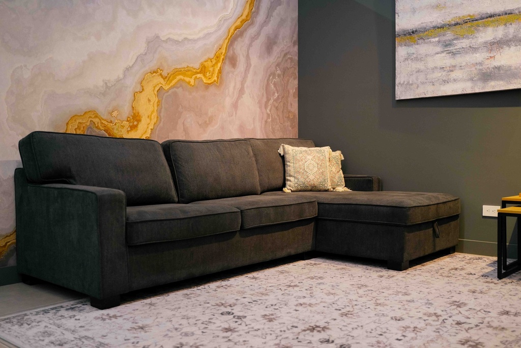 Corner Sofa Bed with Mattress "Artu"