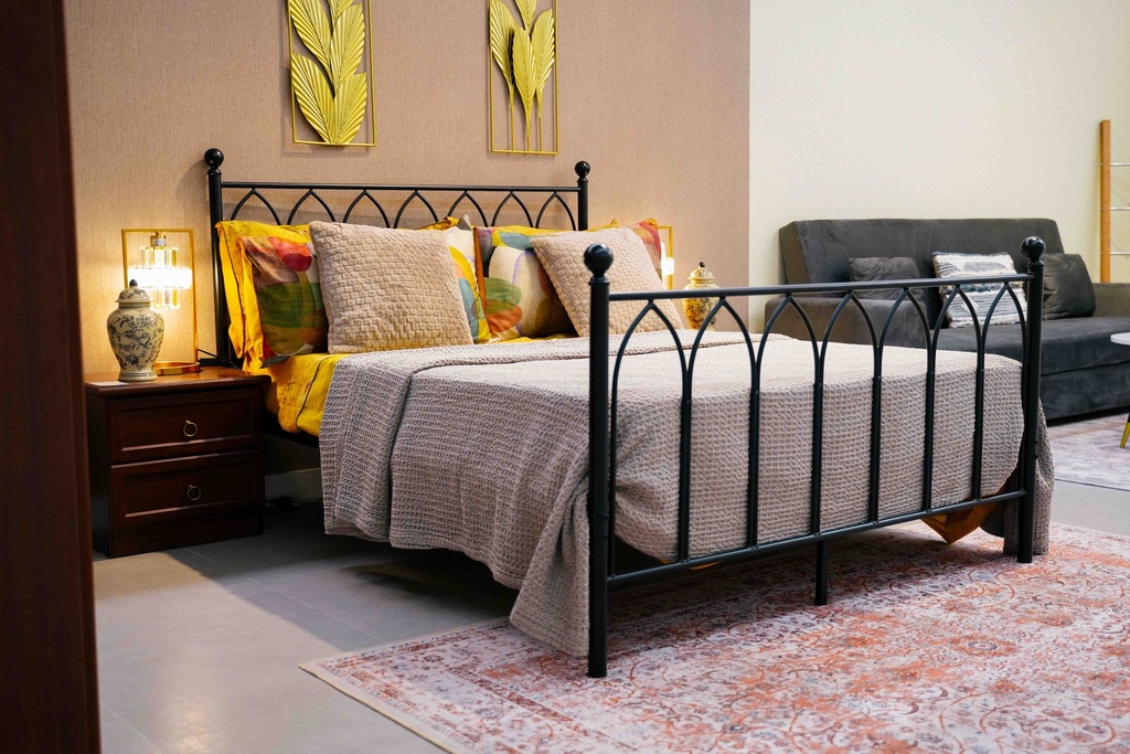 "Alberta" Double Metal Bed