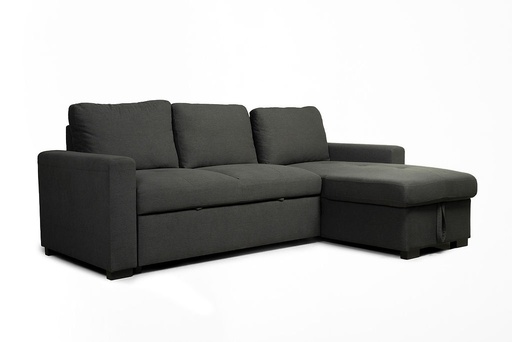Sofá cama esquinero “Luigi” (Gris (Tela))