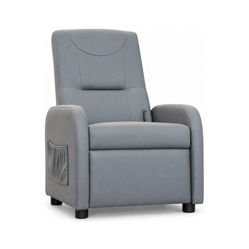 [LTSPB402-911-2] Sillón reclinable push back “Giulio” (Gris)