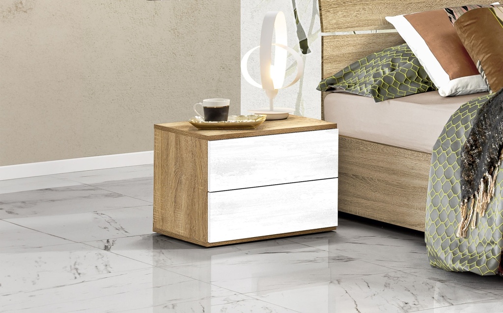 2 Drawer Nightstand "Donatella"