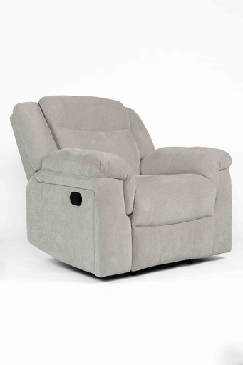 [LTRE0002-EN6686-6-1R] Sofá de 1 puesto reclinable “Carlo” (Gris Claro)