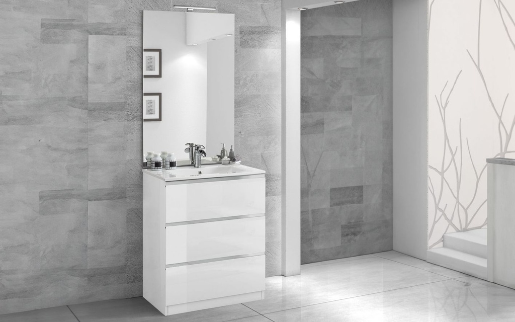 Mueble de Baño (60 cm) + Espejo "Vittoria"