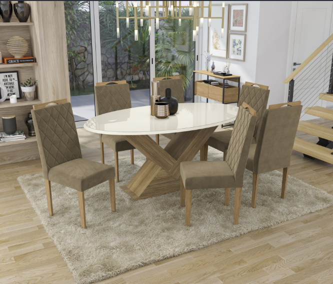 Oval Tabletop "Belkis"