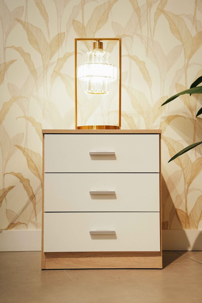 3-Drawer Nightstand "Fiorella"