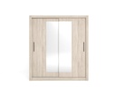 2-Sliding Door Wardrobe With Mirror “Edlyn”