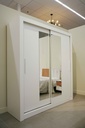 2-Sliding Door Wardrobe with Mirror "Bella"