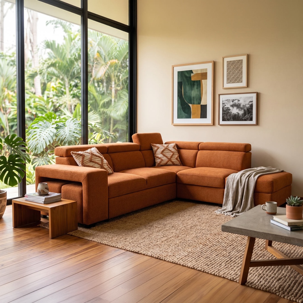 Sofá cama esquinero modular “Gabriele”
