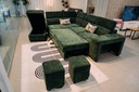 Modular corner sofa bed "Gabriele"