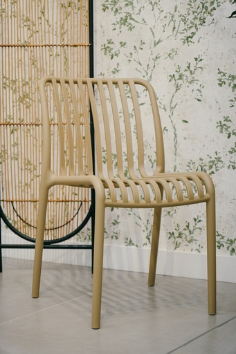 [WY101 BEIGE] Silla para exterior “Scanno” (Beige)