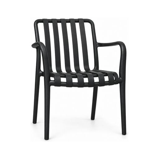 [WY101A BLACK] Silla para exterior “Pergusa”