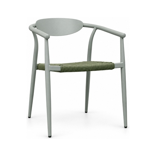 [LTS632090-1 GREEN] Silla para exterior “Omodeo” (Verde)
