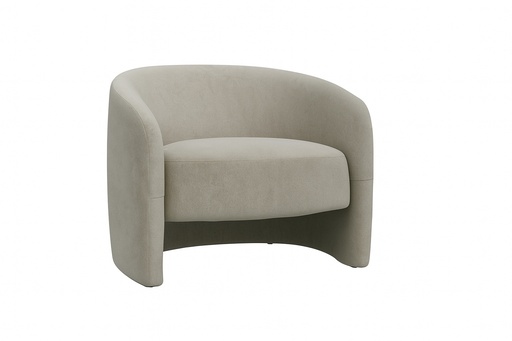 [LTS-6428-MJ9PET-26] Butaca “Hella” (Beige (Terciopelo))