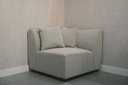Right Single Sofa with Piping "Leonardo"(Grey)