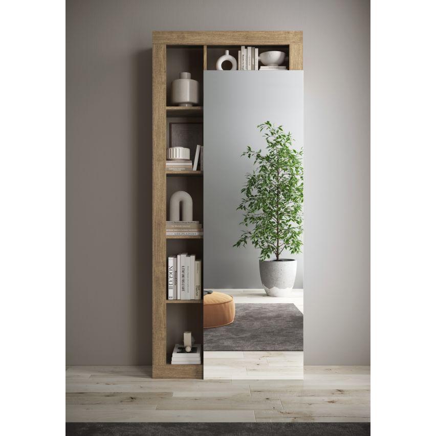 3-in-1 Functional Wardrobe with Mirror "Logan"