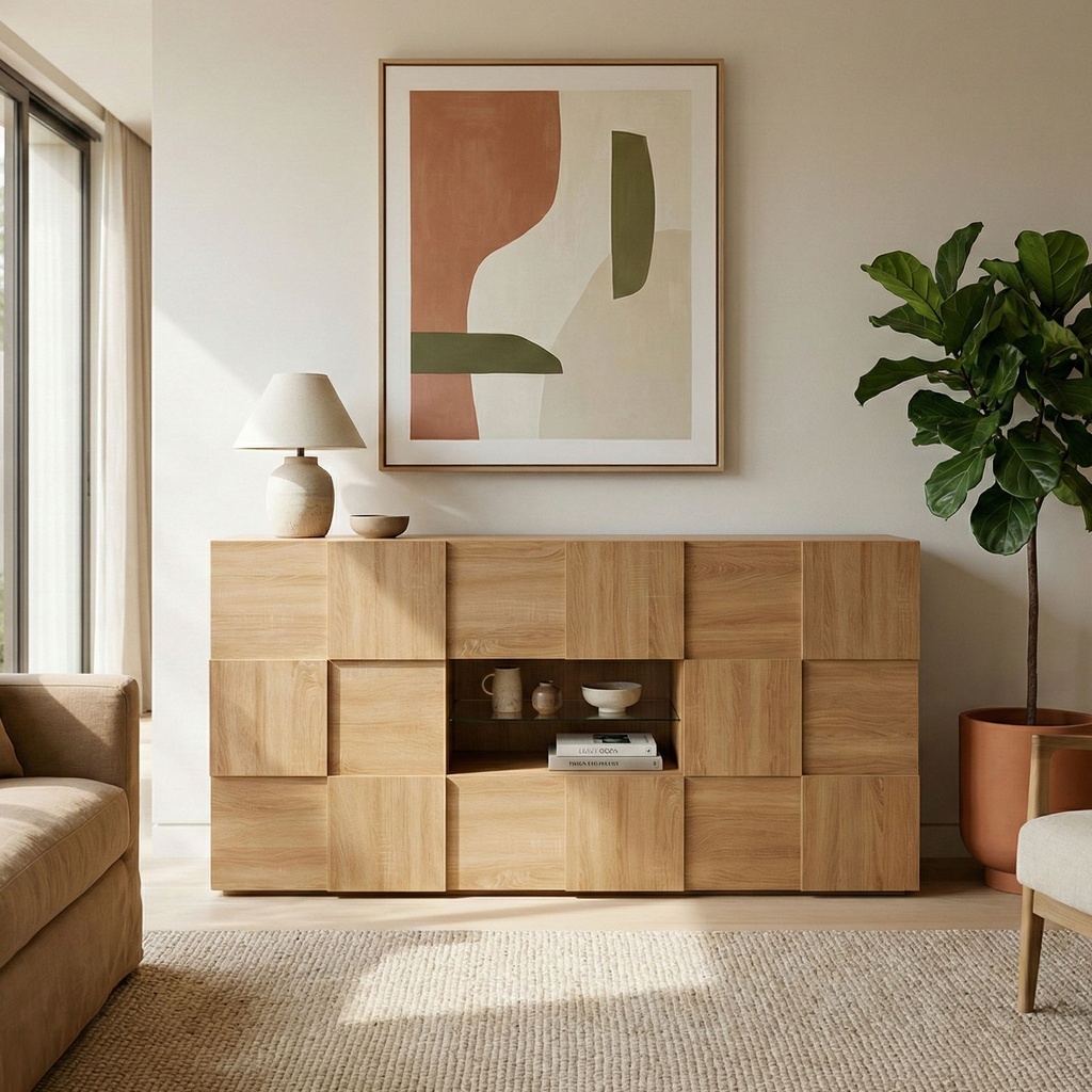 Bufetera de 2 puertas + 2 gavetas “Lucca”