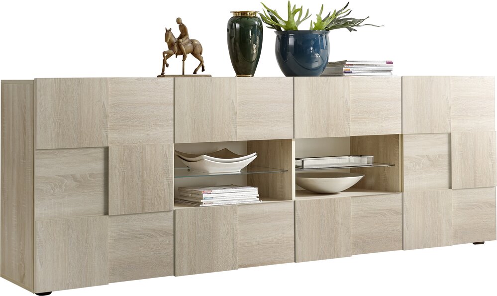 2-Door Sideboard with 4 Drawers "Lucca"