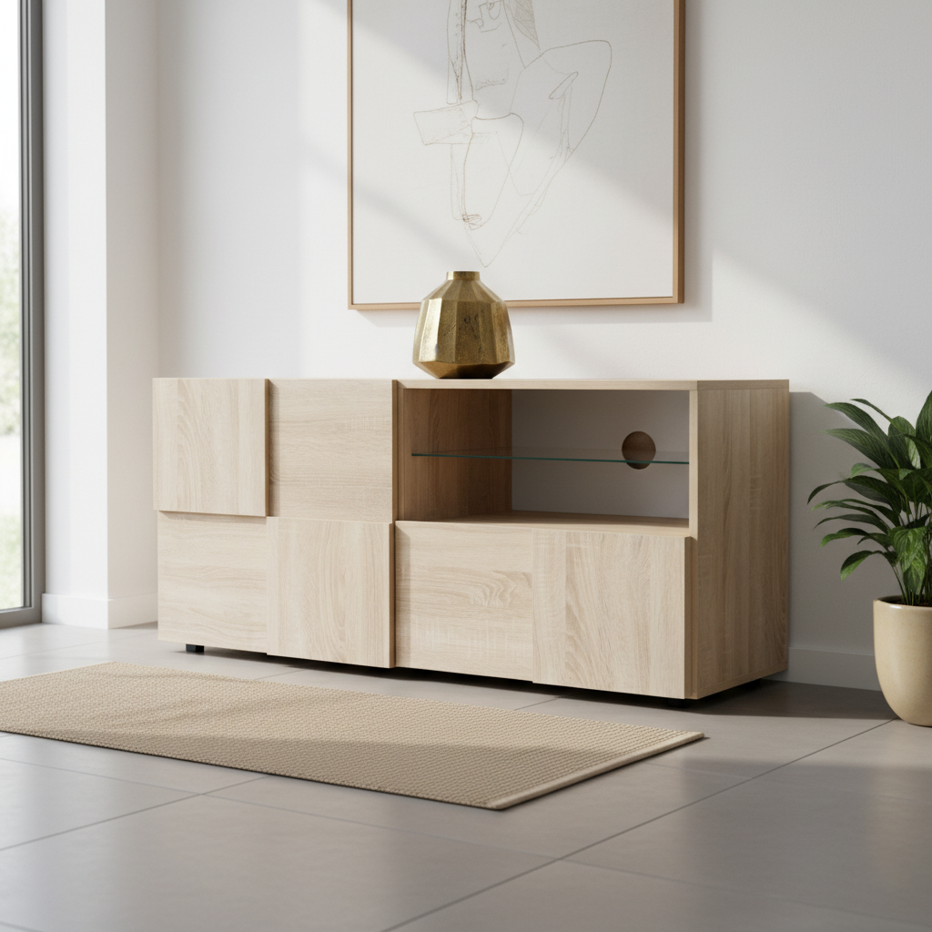 Mueble TV de 1 Puerta y 1 Gaveta "Lucca"