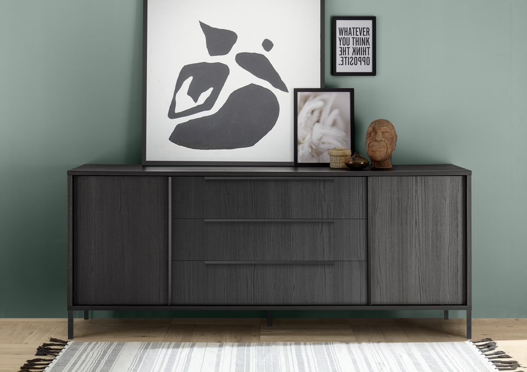 2-Door Sideboard with 3 Drawers "Liam"